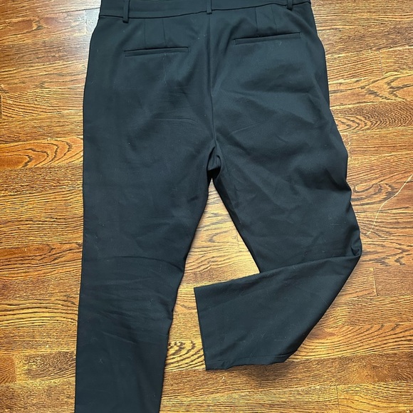 LOFT Black Ankle Cropped Pants Classic Style - Picture 3 of 5